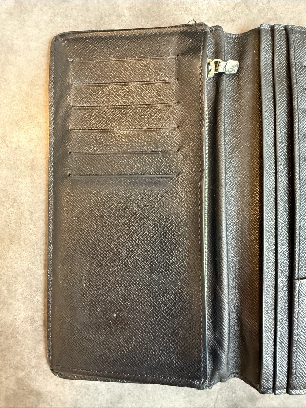 Louis Vuitton Damier Graphite Brazza Canvas and Leather Bifold Wallet - Picture 5 of 12
